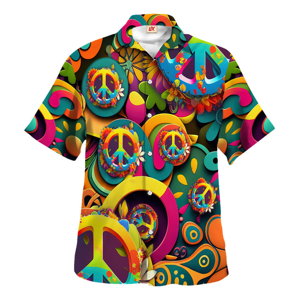 Hippie Hawaiian Psychedelic Summer Festival Gift - Adult & Kids T-Shirts, Sweatshirts & Hoodies apparel design preview 1