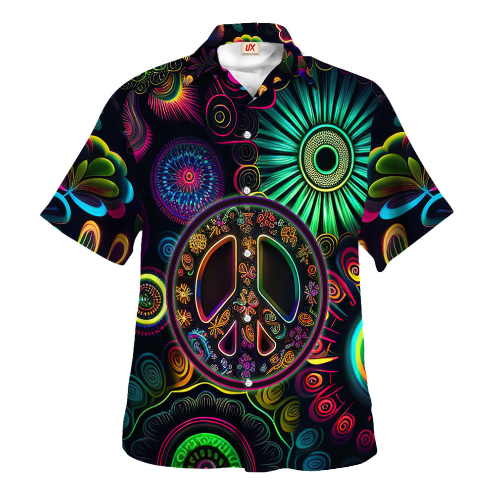 Hippie Hawaiian Retro Vacation Beach Gift TQTHI28 - Adult & Kids T-Shirts, Sweatshirts & Hoodies apparel design preview 1