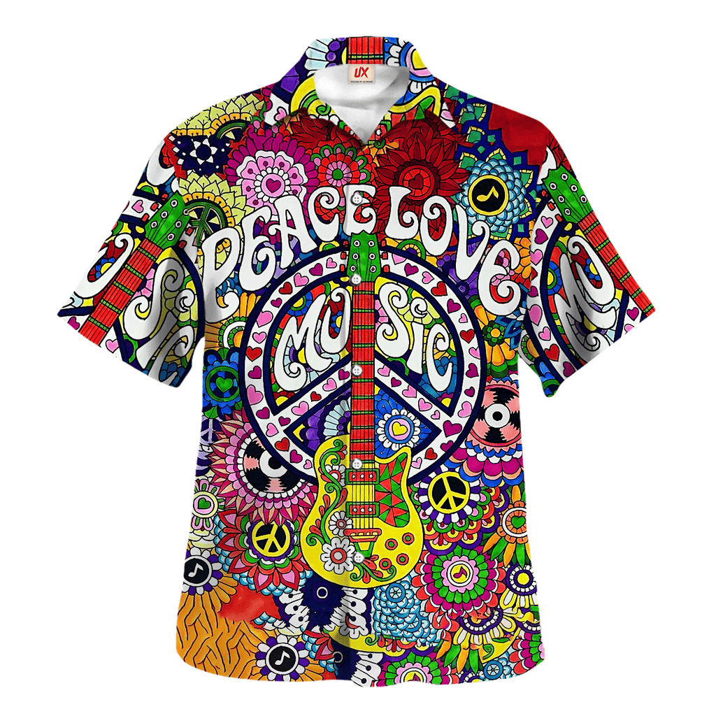 Hippie Hawaiian Groovy Summer Festival Gift LTGO203 - Adult & Kids T-Shirts, Sweatshirts & Hoodies apparel design preview 1
