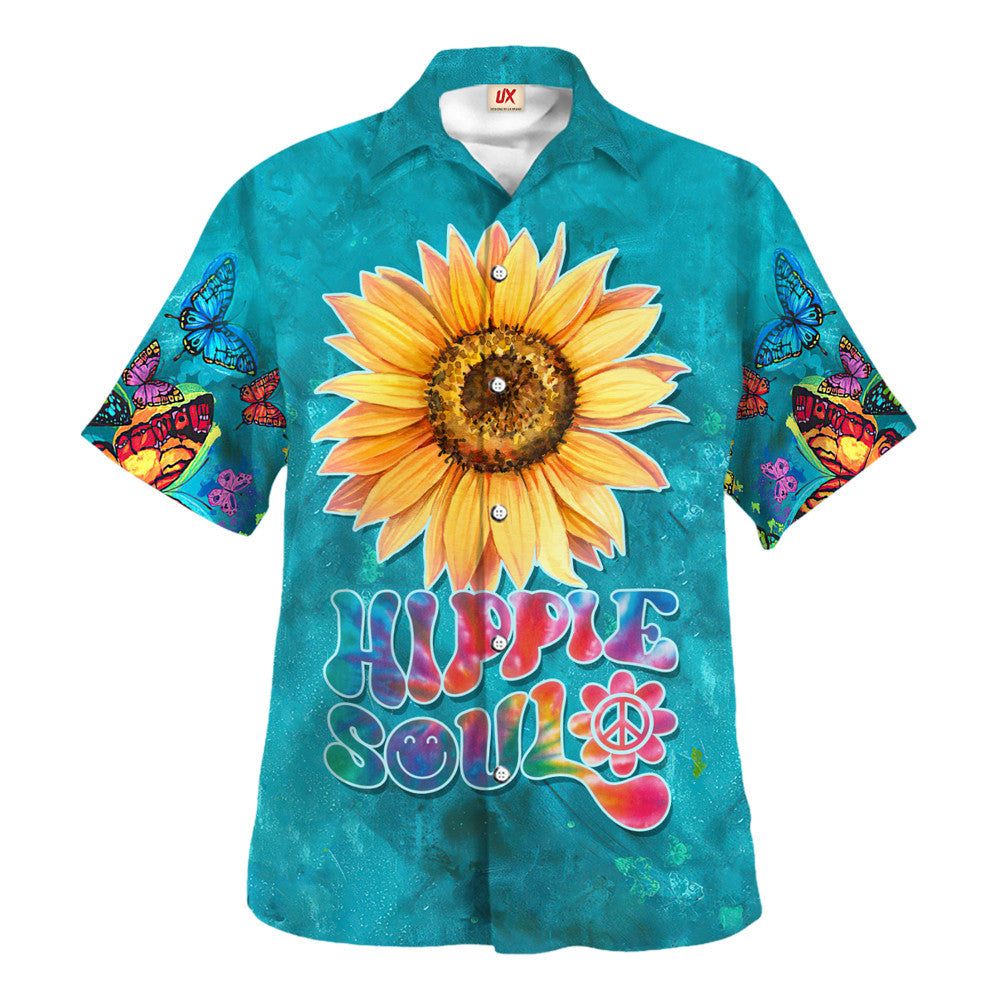 Hippie Hawaiian Psychedelic Retro Festival Gift - Adult & Kids T-Shirts, Sweatshirts & Hoodies apparel design preview 1