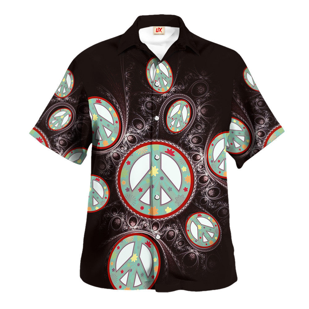 Hippie Hawaiian Retro Vacation Festival Gift NVHI39 - Adult & Kids T-Shirts, Sweatshirts & Hoodies apparel design preview 1