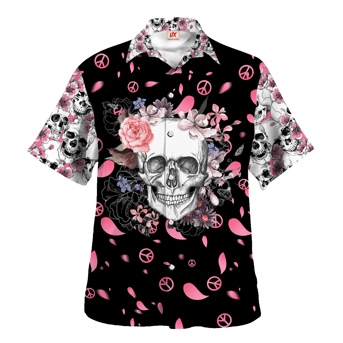 Hippie Hawaiian Vintage Retro Festival Gift MTHI03 - Adult & Kids T-Shirts, Sweatshirts & Hoodies apparel design preview 1