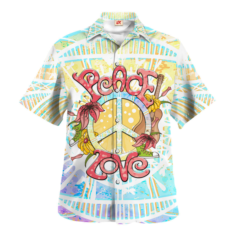Hippie Hawaiian Retro Beach Summer Gift TTHI111 - Adult & Kids T-Shirts, Sweatshirts & Hoodies apparel design preview 1