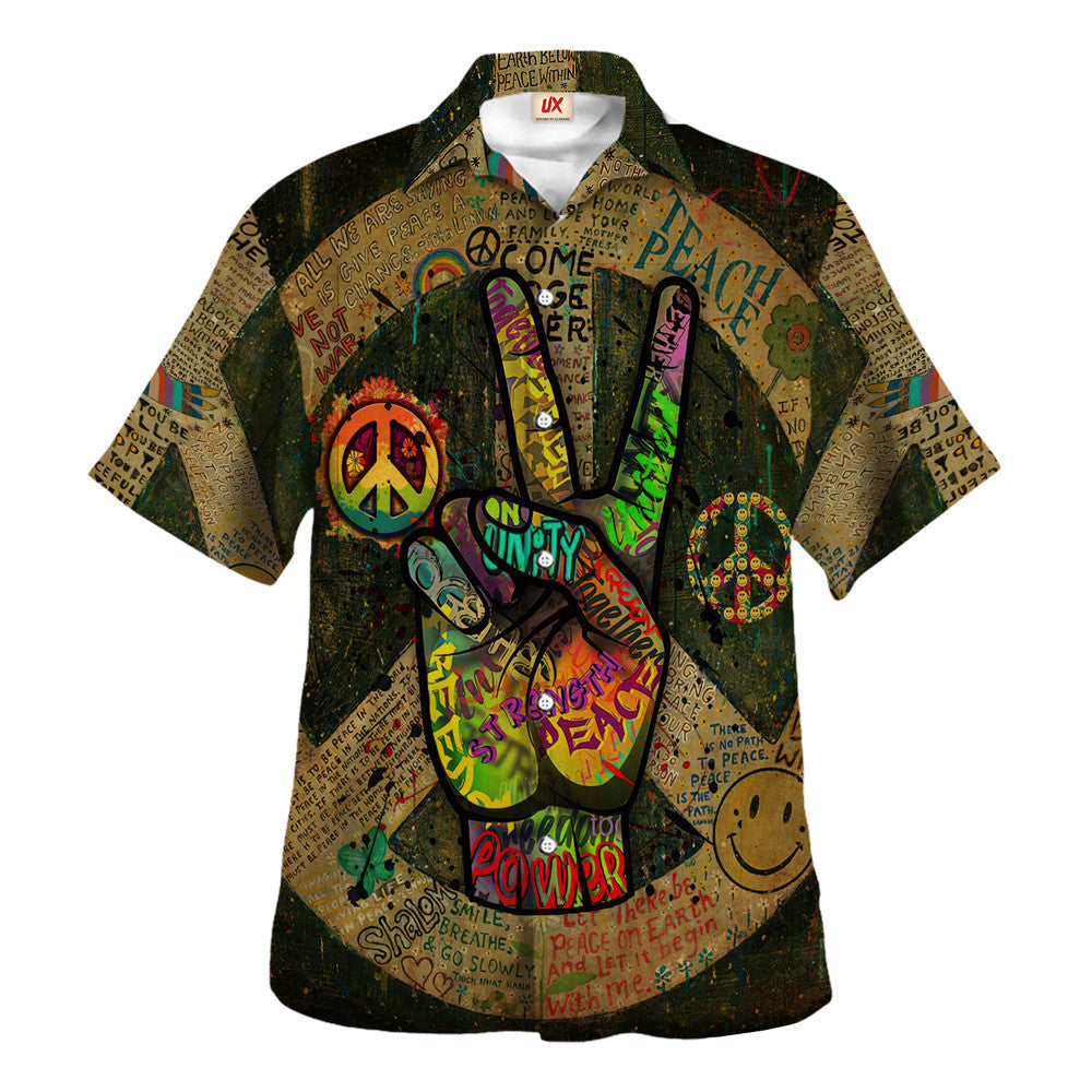 Hippie Hawaiian Psychedelic Beach Summer Gift TQTHI42 - Adult & Kids T-Shirts, Sweatshirts & Hoodies apparel design preview 1