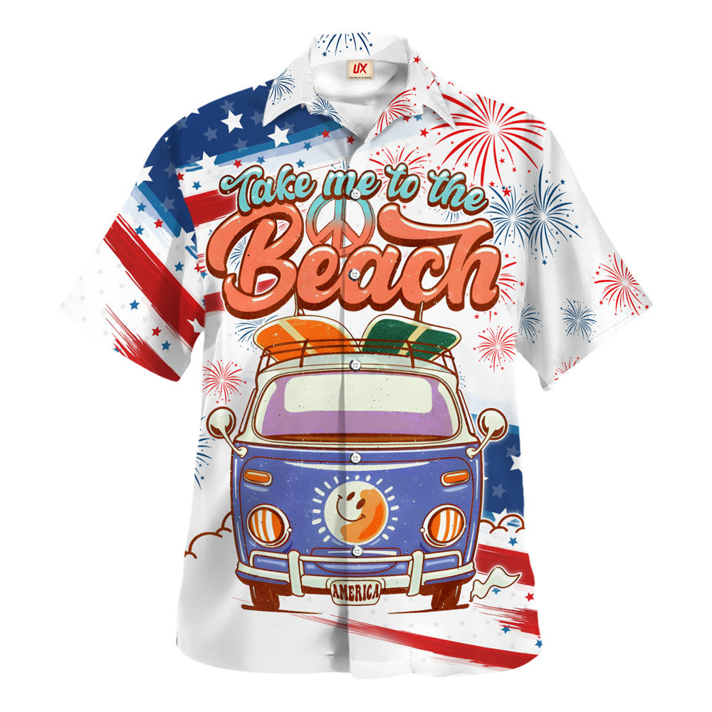 Hippie Hawaiian Vintage Retro Summer Gift HBLTHI32 - Adult & Kids T-Shirts, Sweatshirts & Hoodies apparel design preview 1