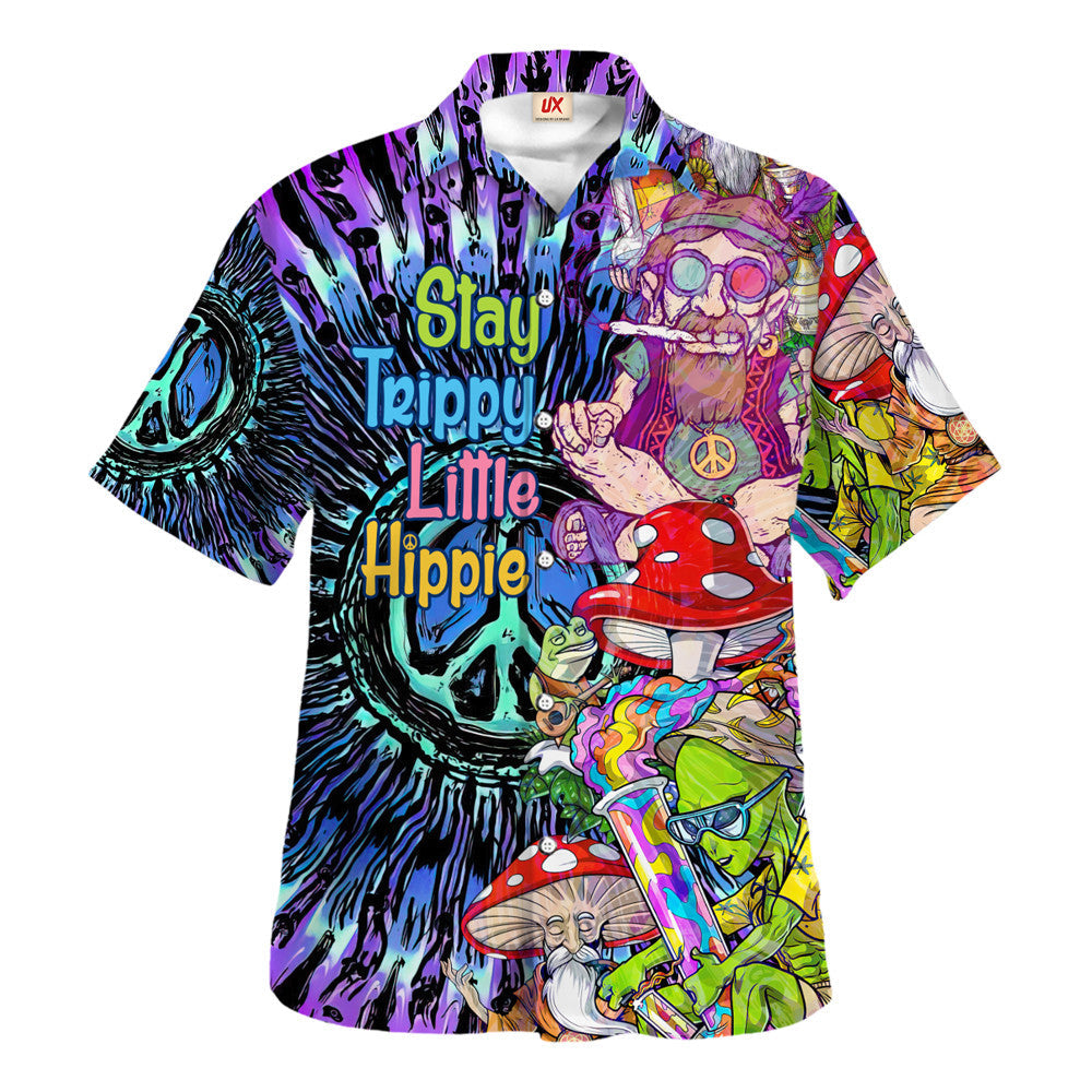 Hippie Hawaiian Groovy Summer Festival Gift HBLTHI40 - Adult & Kids T-Shirts, Sweatshirts & Hoodies apparel design preview 1