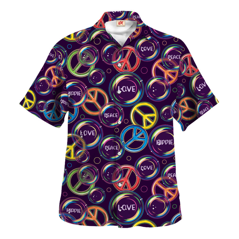 Hippie Hawaiian Retro Summer Festival Gift TTHI125 - Adult & Kids T-Shirts, Sweatshirts & Hoodies apparel design preview 1