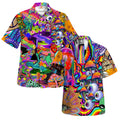 Hippie Hawaiian Groovy Beach Vacation Gift HBLTHI49 - Adult & Kids T-Shirts, Sweatshirts & Hoodies apparel design preview 1