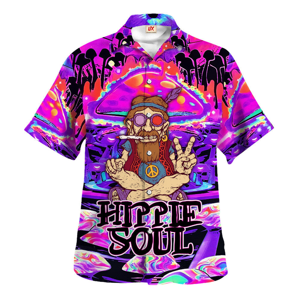 Hippie Hawaiian Vintage Retro Vacation Gift TTHI148 - Adult & Kids T-Shirts, Sweatshirts & Hoodies apparel design preview 1