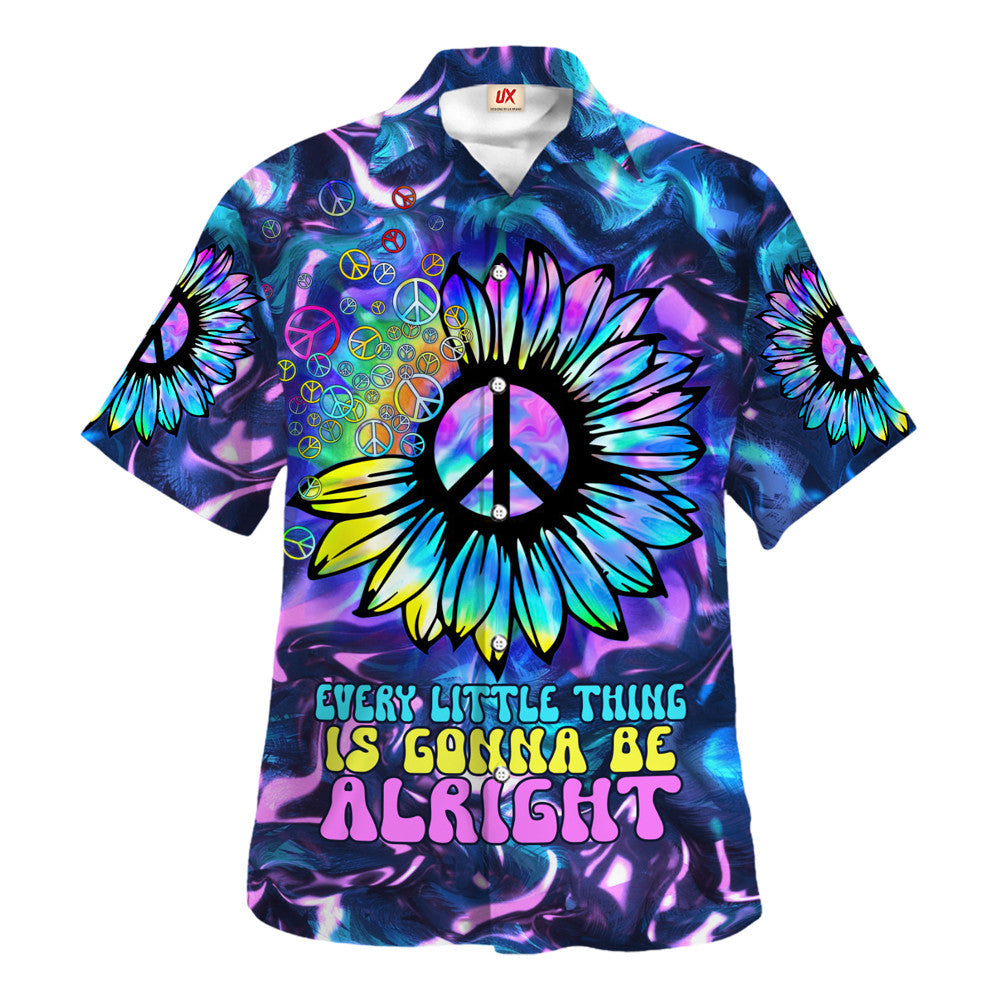Hippie Hawaiian Groovy Retro Festival Gift HBLTHI73 - Adult & Kids T-Shirts, Sweatshirts & Hoodies apparel design preview 1