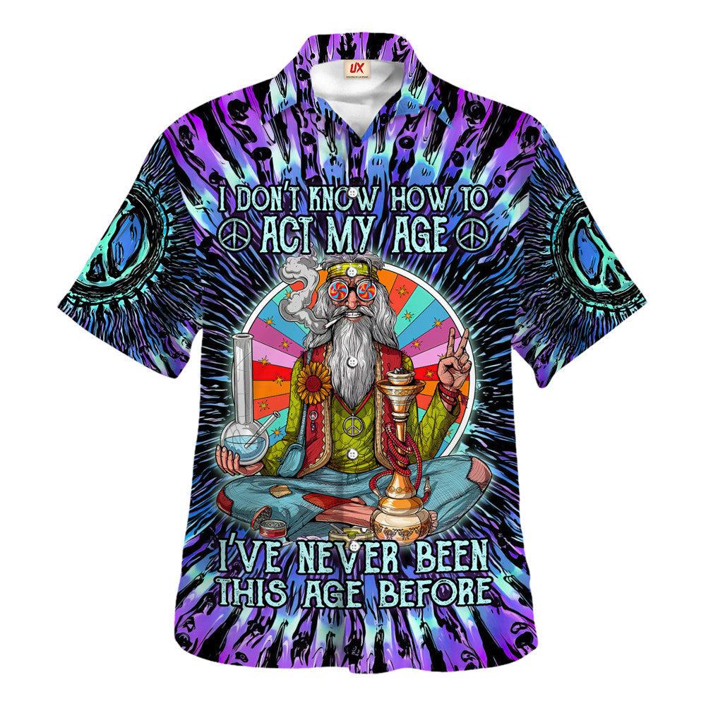 Hippie Hawaiian Psychedelic Retro Festival Gift - Adult & Kids T-Shirts, Sweatshirts & Hoodies apparel design preview 1