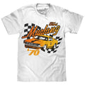 1970 Ford Mustang White - Adult & Kids T-Shirts, Sweatshirts & Hoodies apparel design preview 1