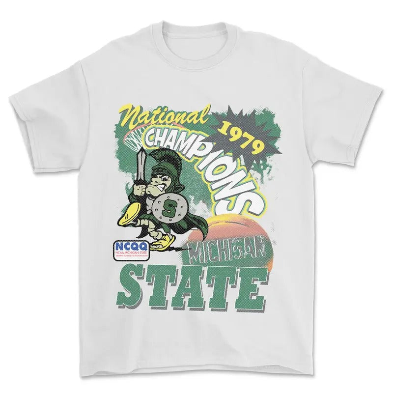 1979 NCAA National Champions Michigan State Vintage - Adult & Kids T-Shirts, Sweatshirts & Hoodies apparel design preview 1