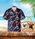 Custom Hawaiian (1980's Lazer Portrait: 1-4 Pets) - Adult & Kids T-Shirts, Sweatshirts & Hoodies apparel design preview 1