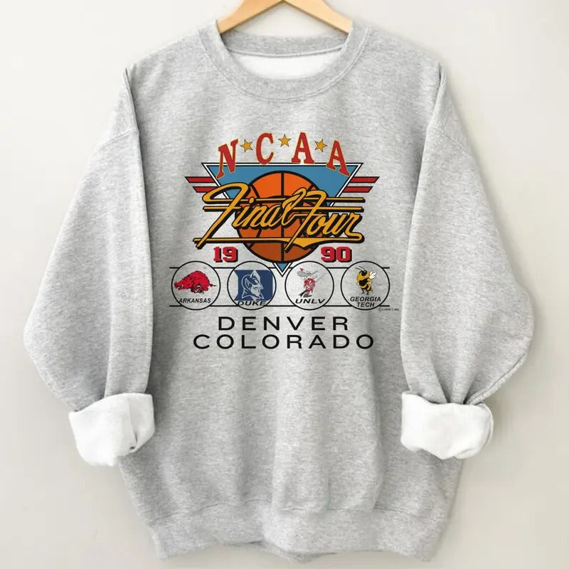 1990 Final Four Man Woman Classic Fit - Adult & Kids T-Shirts, Sweatshirts & Hoodies apparel design preview 1
