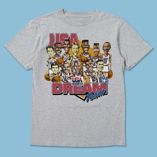 1992 Dream Team USA Basketball Vintage 90s Classic - Adult & Kids T-Shirts, Sweatshirts & Hoodies apparel design preview 1