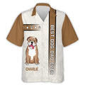 Best Dog Dad Personalized Custom Hawaiian - Adult & Kids T-Shirts, Sweatshirts & Hoodies apparel design preview 1
