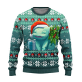 Bulbasaur Anime 3D Ugly Christmas Sweater - Holiday Gift product image