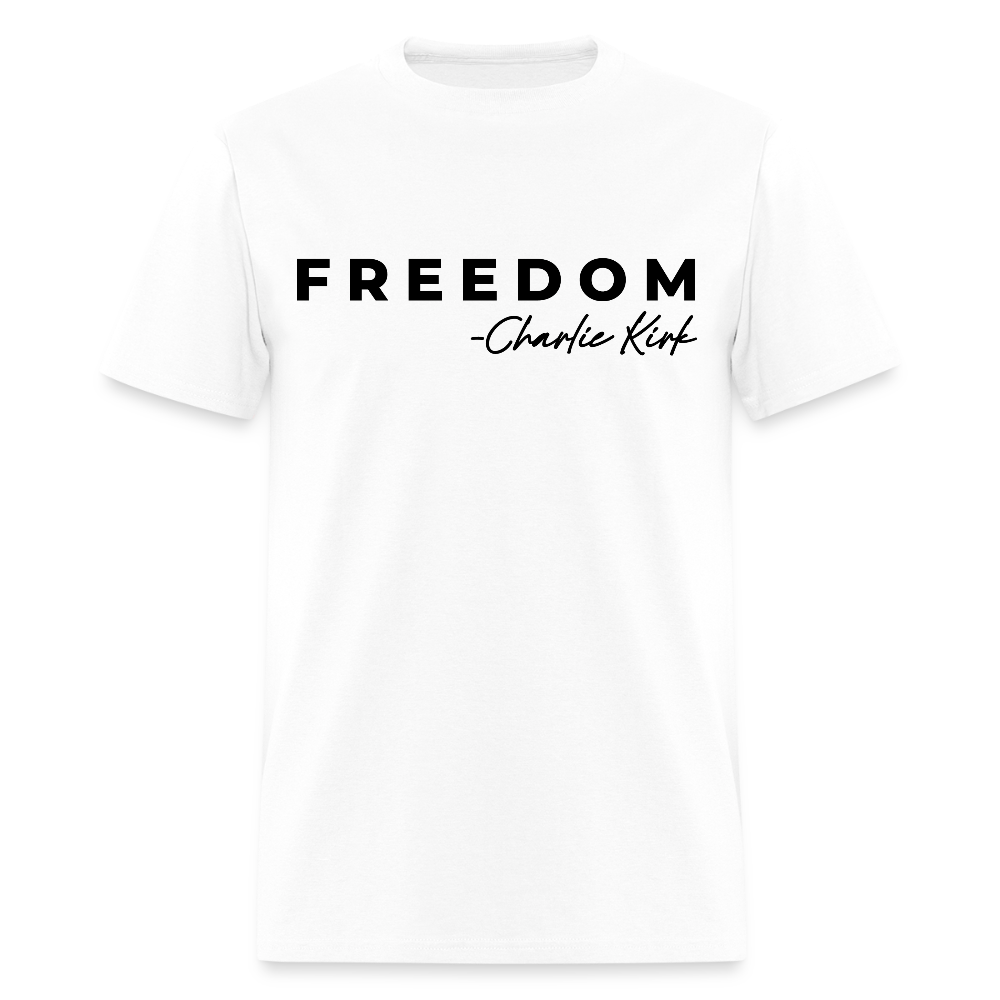 Freedom Charlie Kirk 3 - Adult & Kids T-Shirts, Sweatshirts & Hoodies apparel design preview 1