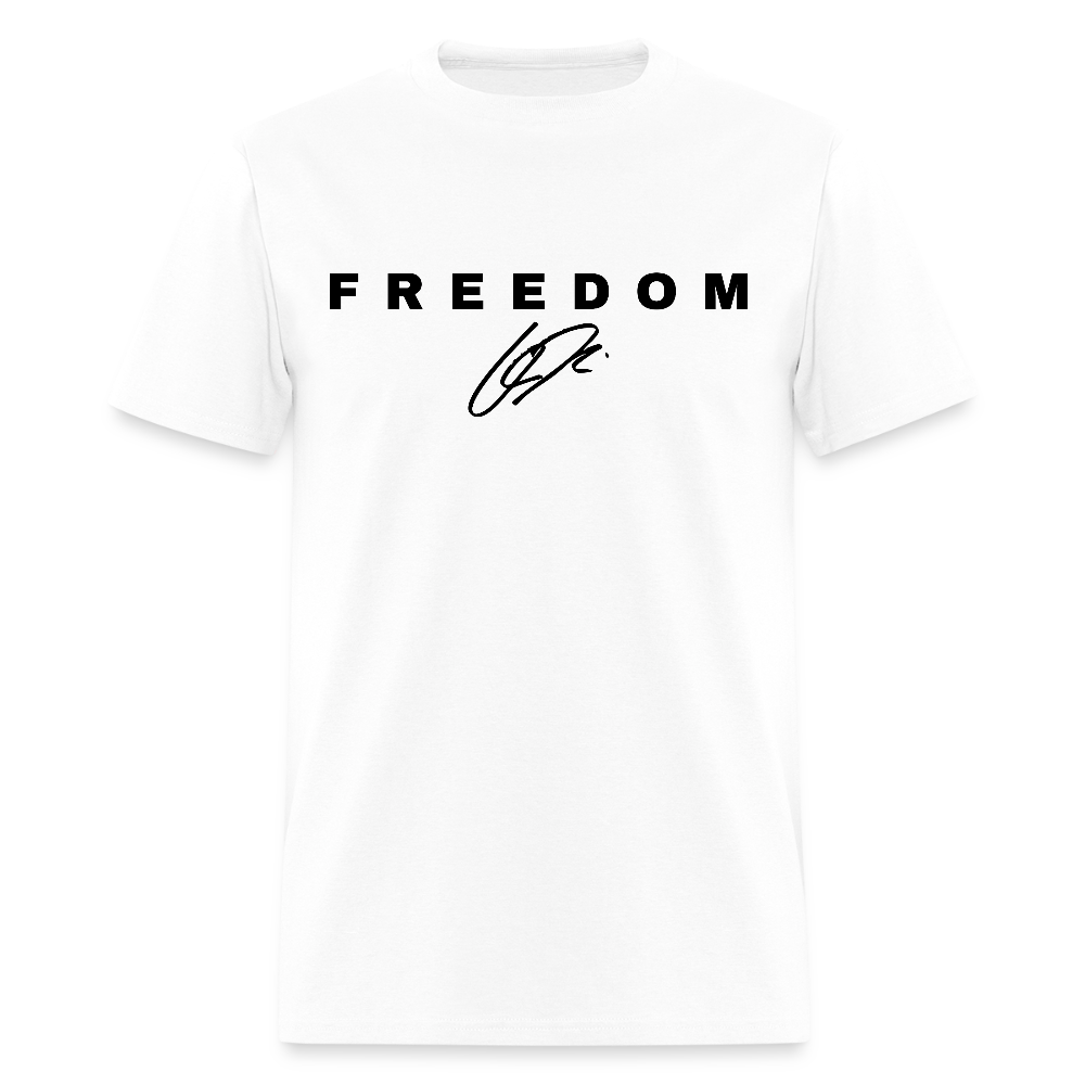 Freedom When People Stop Talking Charlie Kirk - Adult & Kids T-Shirts, Sweatshirts & Hoodies apparel design preview 1