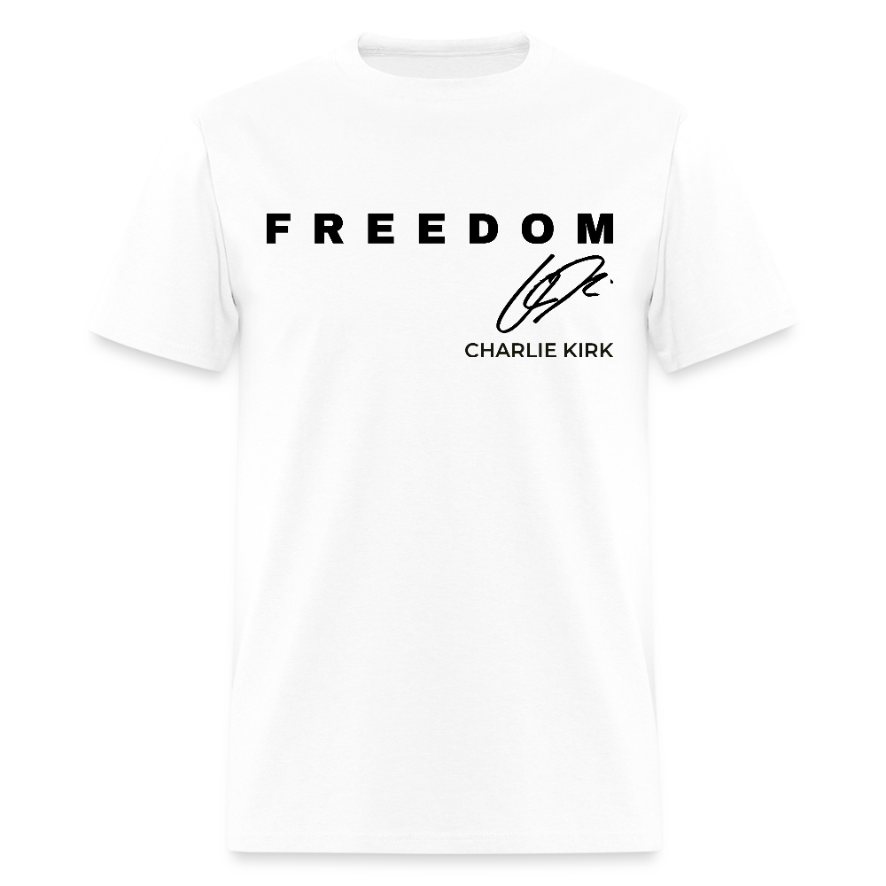Freedom Charlie Kirk Just Because You Are Offended - Adult & Kids T-Shirts, Sweatshirts & Hoodies apparel design preview 1