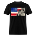 God Family Guns Freedom - Adult & Kids T-Shirts, Sweatshirts & Hoodies apparel design preview 1