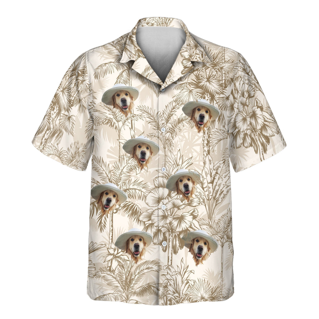 Beige Island Breeze Aloha Custom Hawaiian with Faces - Adult & Kids T-Shirts, Sweatshirts & Hoodies apparel design preview 1