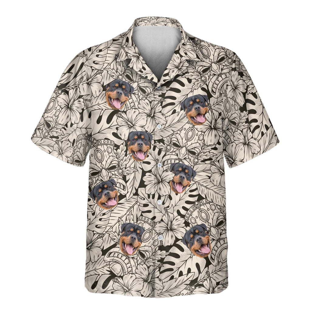 Island Tiki Vibes Aloha Custom Hawaiian with Faces or - Adult & Kids T-Shirts, Sweatshirts & Hoodies apparel design preview 1