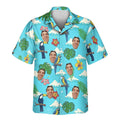 Jungle Bird Paradise Aloha Custom Hawaiian with Faces - Adult & Kids T-Shirts, Sweatshirts & Hoodies apparel design preview 1