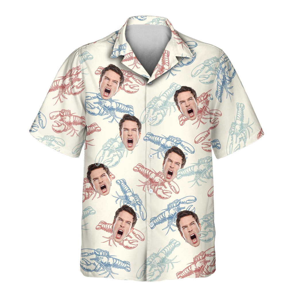 Lobster Fest Aloha Custom Hawaiian with Faces or - Adult & Kids T-Shirts, Sweatshirts & Hoodies apparel design preview 1