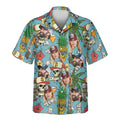 Rich Skull Paradise Aloha Custom Hawaiian with Faces - Adult & Kids T-Shirts, Sweatshirts & Hoodies apparel design preview 1