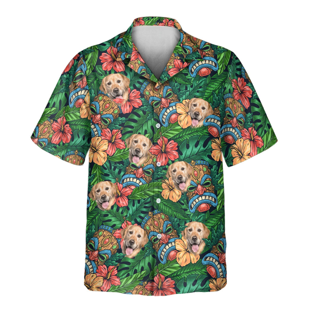 Tiki Paradise Warrior Aloha Custom Hawaiian with - Adult & Kids T-Shirts, Sweatshirts & Hoodies apparel design preview 1