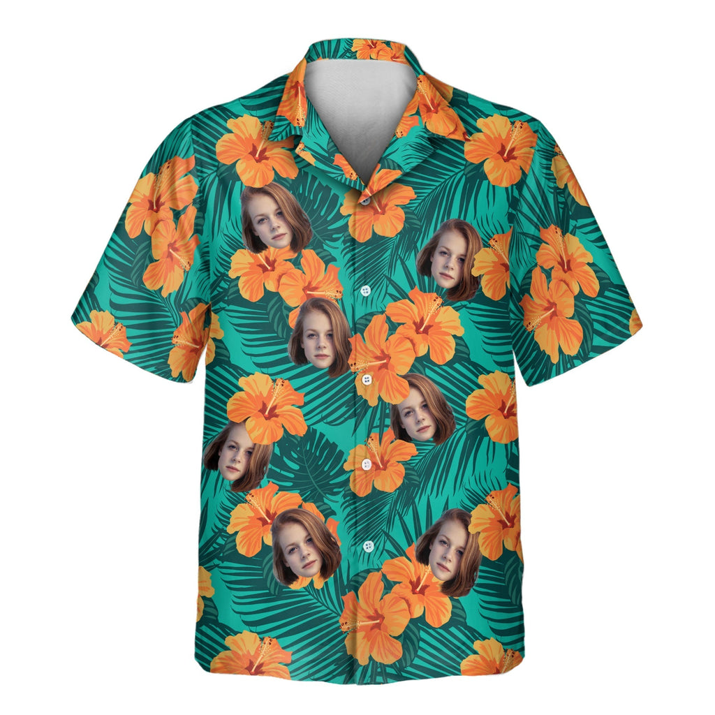 Tropical Flowers and Palm Leaves Aloha Custom - Adult & Kids T-Shirts, Sweatshirts & Hoodies apparel design preview 1