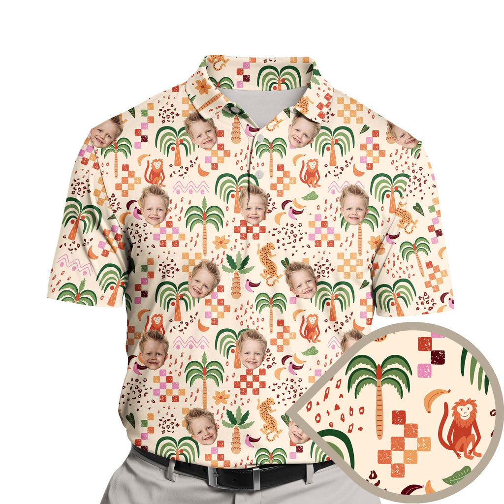 Tropical Summer Vacation Funny Golf with Faces or - Adult & Kids T-Shirts, Sweatshirts & Hoodies apparel design preview 1