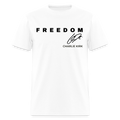 Charlie Kirk Freedom American Flag - Adult & Kids T-Shirts, Sweatshirts & Hoodies apparel design preview 1