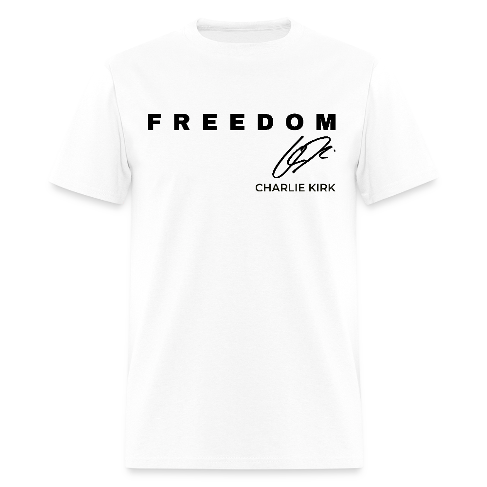 Charlie Kirk Freedom American Flag - Adult & Kids T-Shirts, Sweatshirts & Hoodies apparel design preview 1
