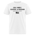 God Family Country Freedom - Adult & Kids T-Shirts, Sweatshirts & Hoodies apparel design preview 1