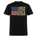 Beer Steak Guns Freedom - Adult & Kids T-Shirts, Sweatshirts & Hoodies apparel design preview 1