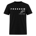 Charlie Kirk Freedom American Flag 2 - Adult & Kids T-Shirts, Sweatshirts & Hoodies apparel design preview 1