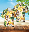 Custom Hawaiian (Tropical Yellow: 1-4 Pets) - Adult & Kids T-Shirts, Sweatshirts & Hoodies apparel design preview 1