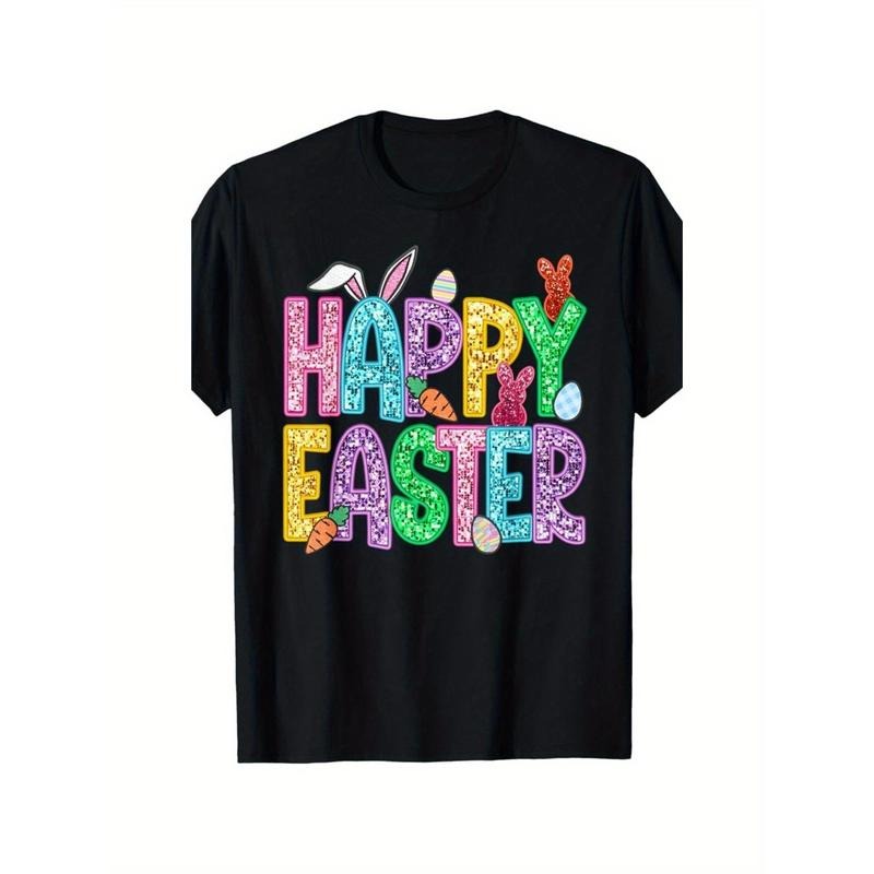 1pc Happy Easter Vibrant Bunny Eggs 100% Cotton - Adult & Kids T-Shirts, Sweatshirts & Hoodies apparel design preview 1