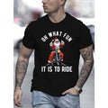 1pc Motorcycle Santa 3D Print Casual Cotton Round - Adult & Kids T-Shirts, Sweatshirts & Hoodies apparel design preview 1