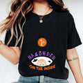 1st Halloween Inside Baby Announcement Pregnant Wife - Adult & Kids T-Shirts, Sweatshirts & Hoodies apparel design preview 1