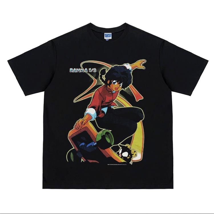 Ranma 1 2 "Skateboard" Heavyweight Vintage 100% - Adult & Kids T-Shirts, Sweatshirts & Hoodies apparel design preview 1