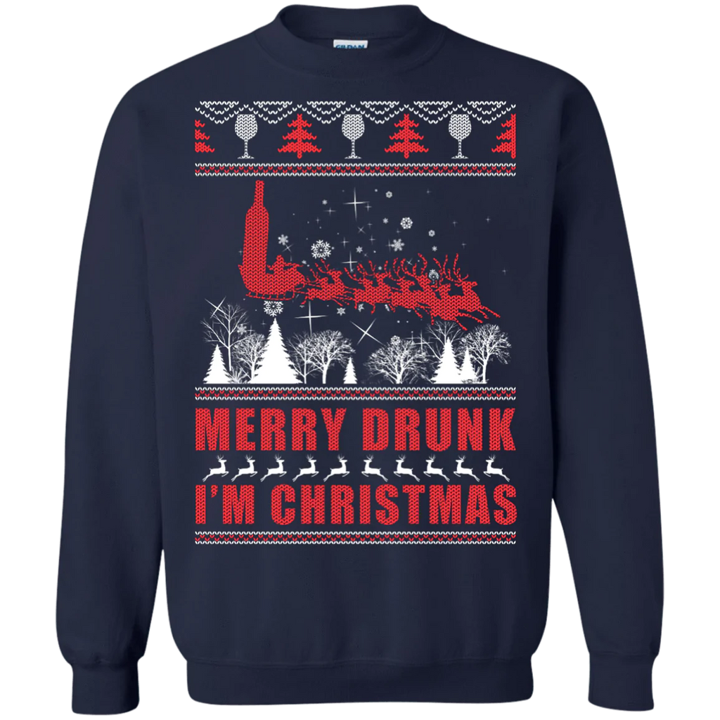 Merry drunk i’m Christmas Sweater - Holiday Gift product image 3