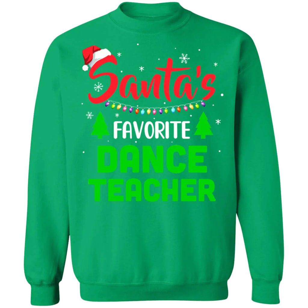 Santa’s favorite dance teacher Christmas Sweater - Holiday Gift product image 3