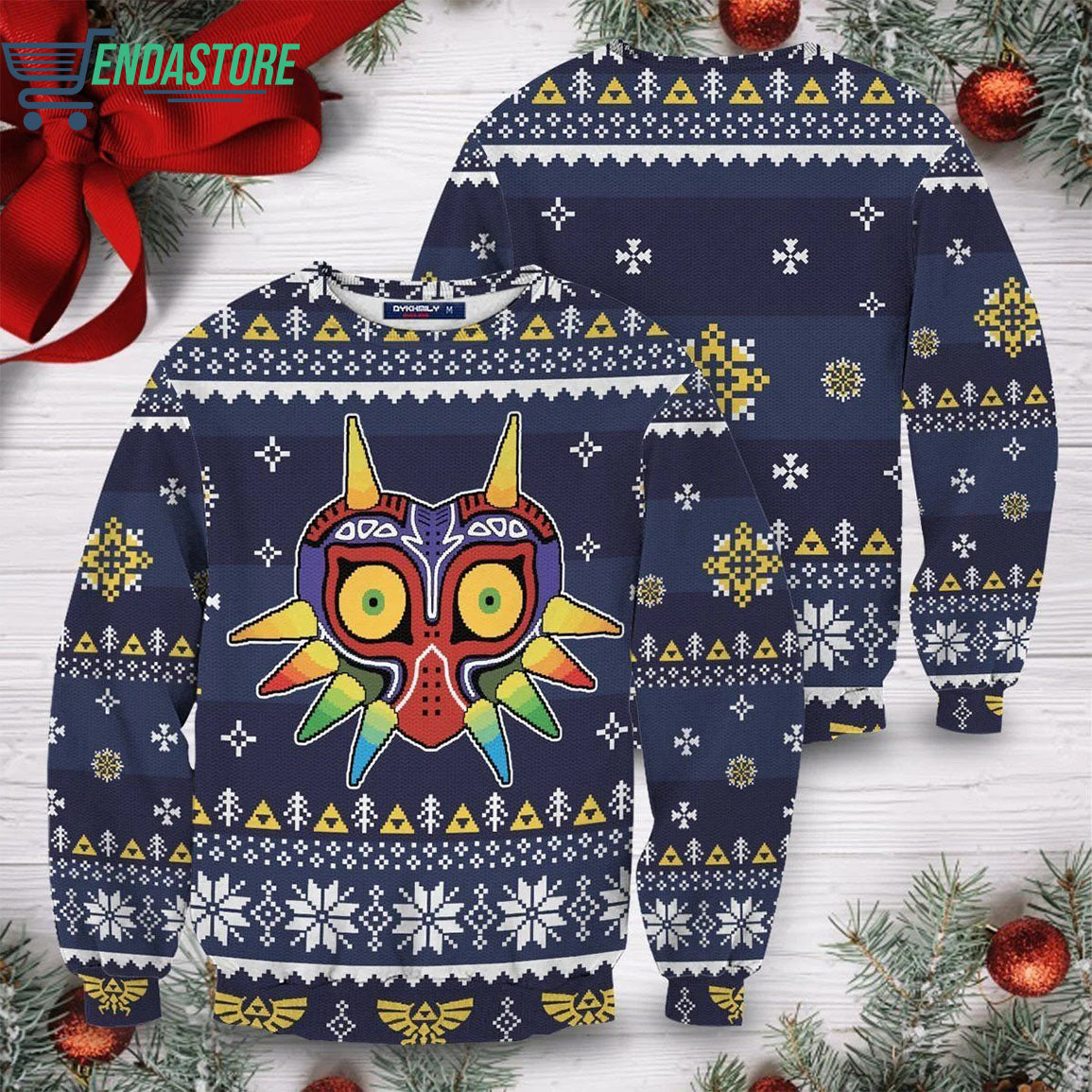 Robot Santa Merry 3D Ugly Christmas Sweater - Holiday Gift product image 3