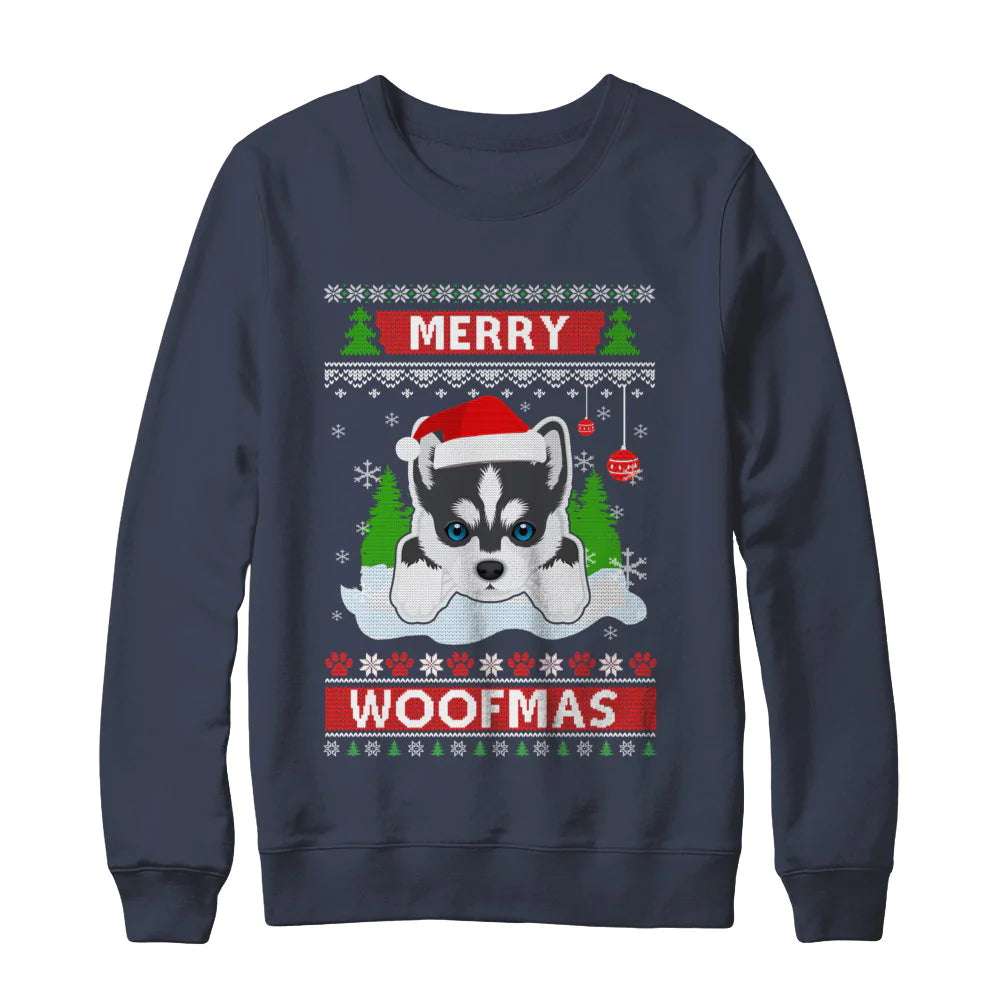 Siberian husky merry woofmas Christmas Sweater - Holiday Gift product image 3