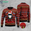 Robot Santa Merry 3D Ugly Christmas Sweater - Holiday Gift product image