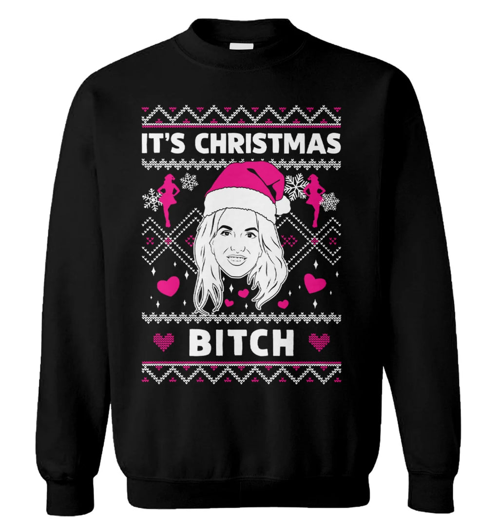 Britney it’s Christmas b*tch Christmas Sweater - Holiday Gift product image 3